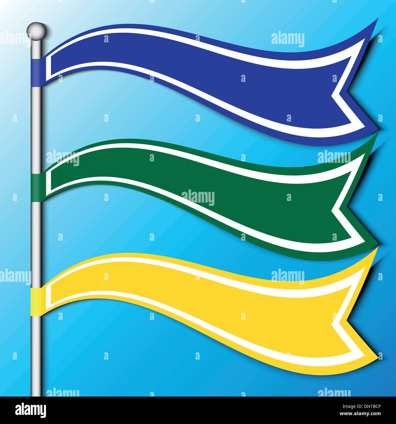 The Flag Banner Stock Vector Image & Art Alamy