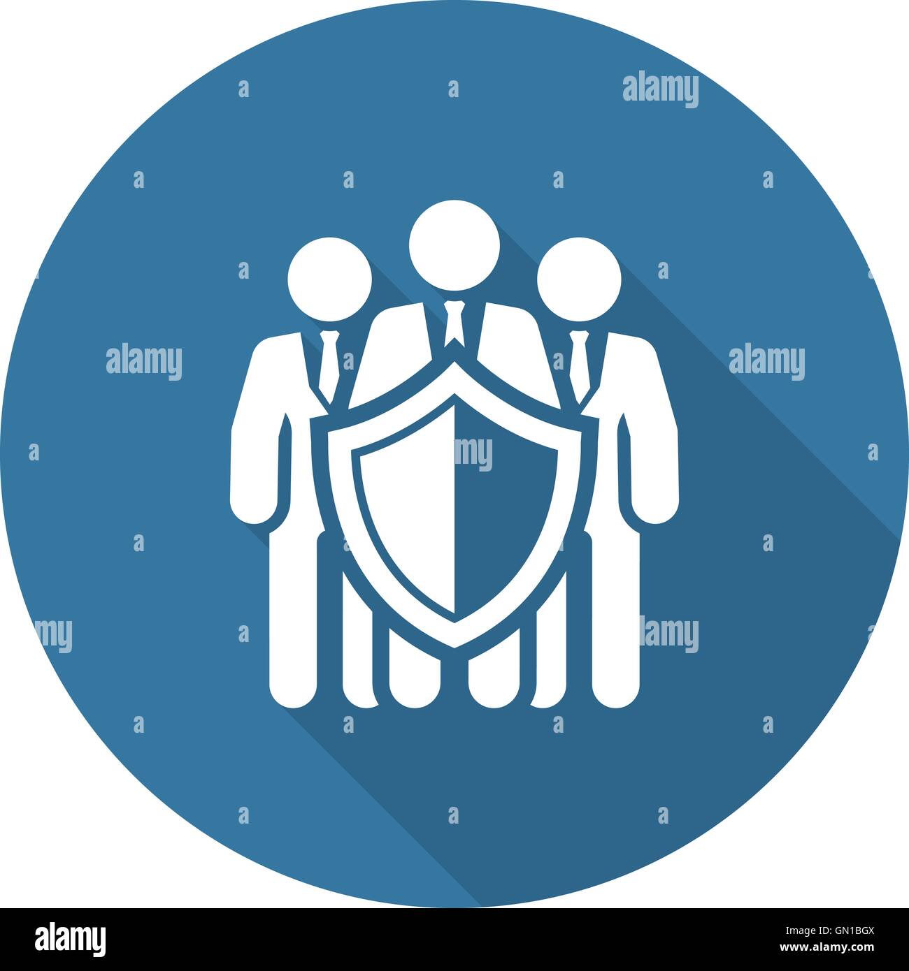 Business Security Icon. Flat Design Stock Vector Image & Art - Alamy