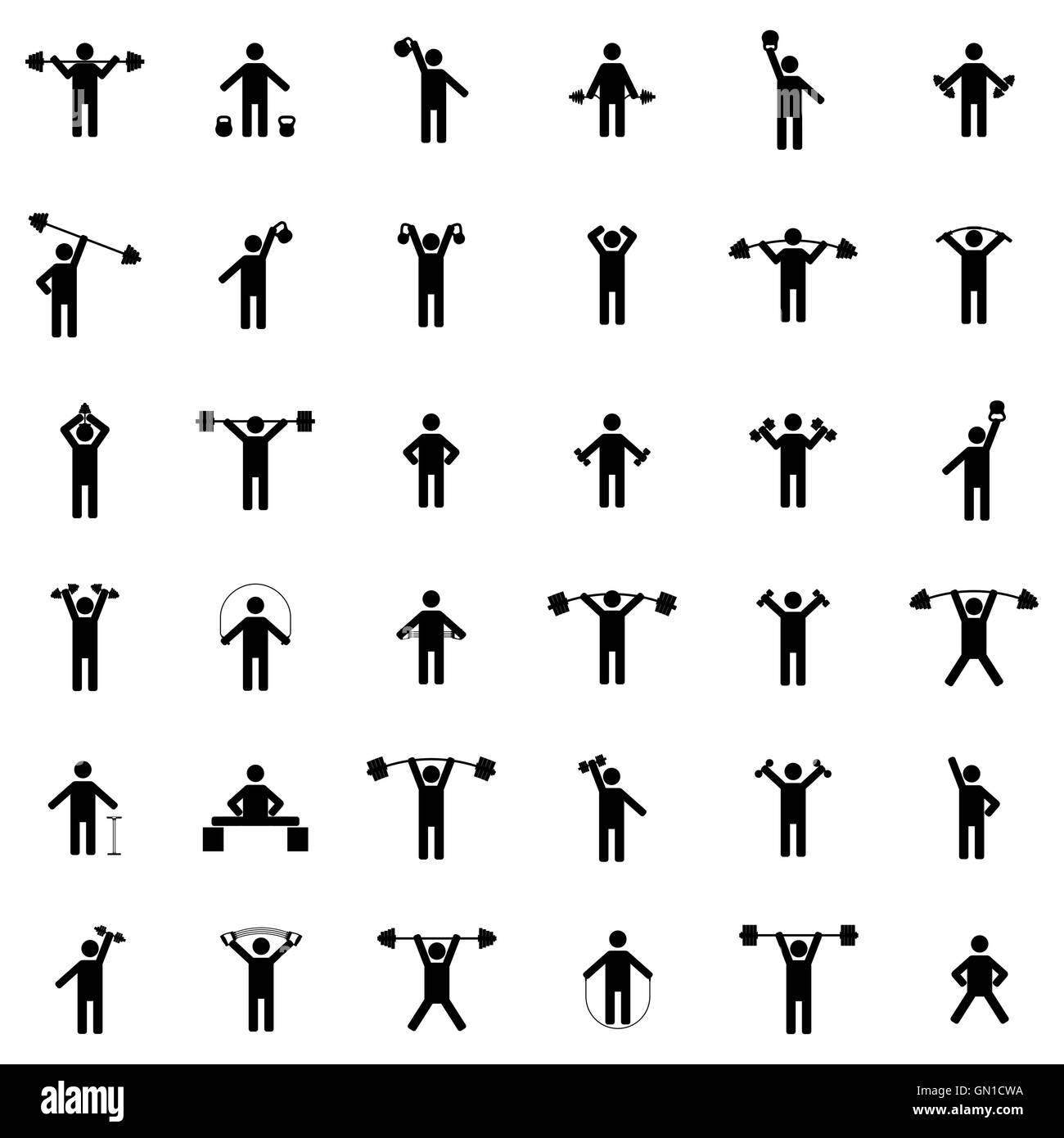 Set Athlete Silhouettes Vector Illustration Stock Vector Image And Art