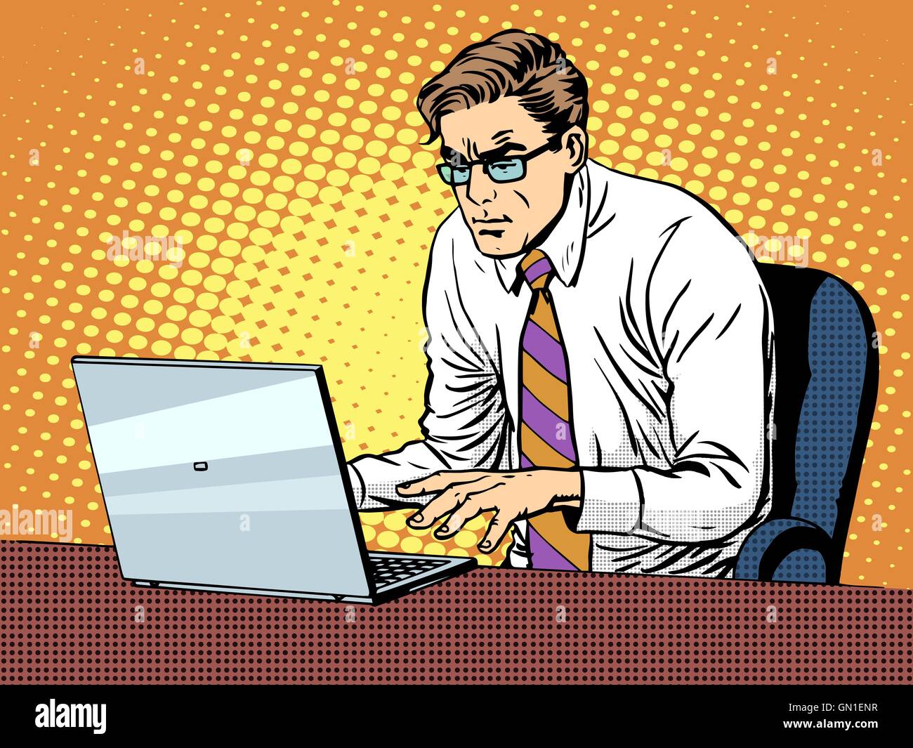 Laptop trading Stock Vector Images - Alamy