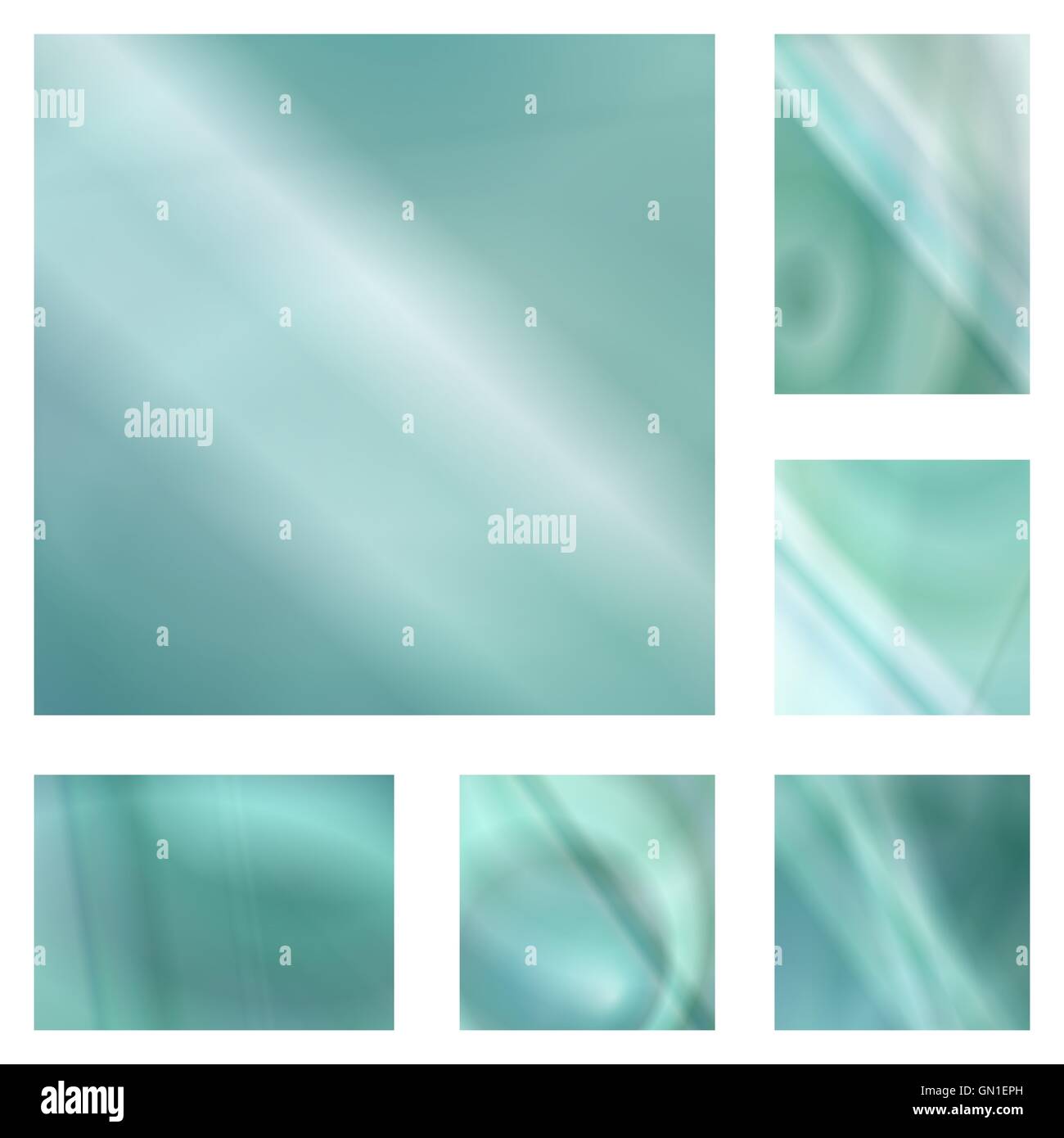 Light teal gradient abstract background set Stock Vector Image & Art
