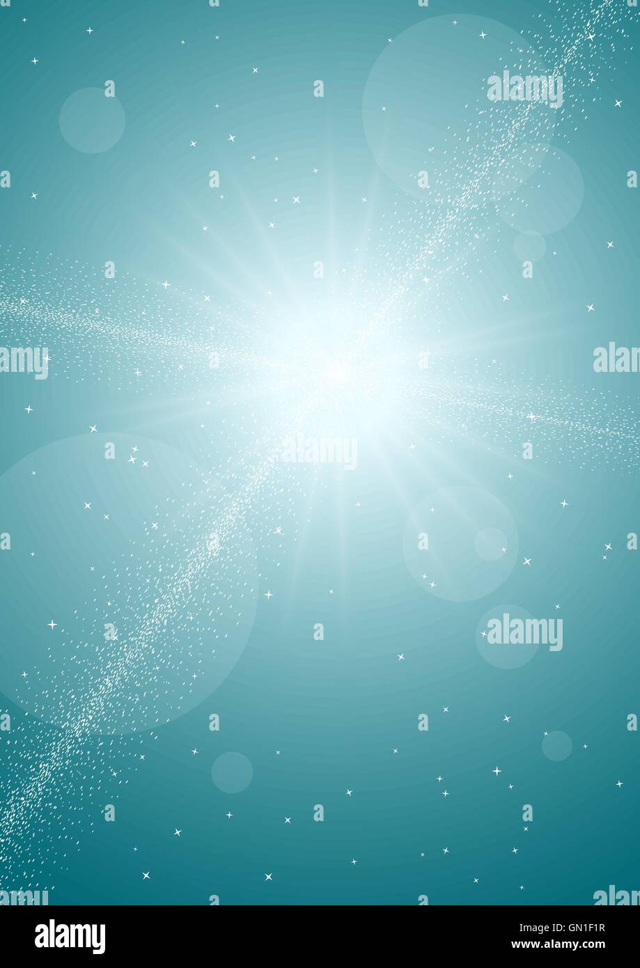 shining star lights background Stock Vector