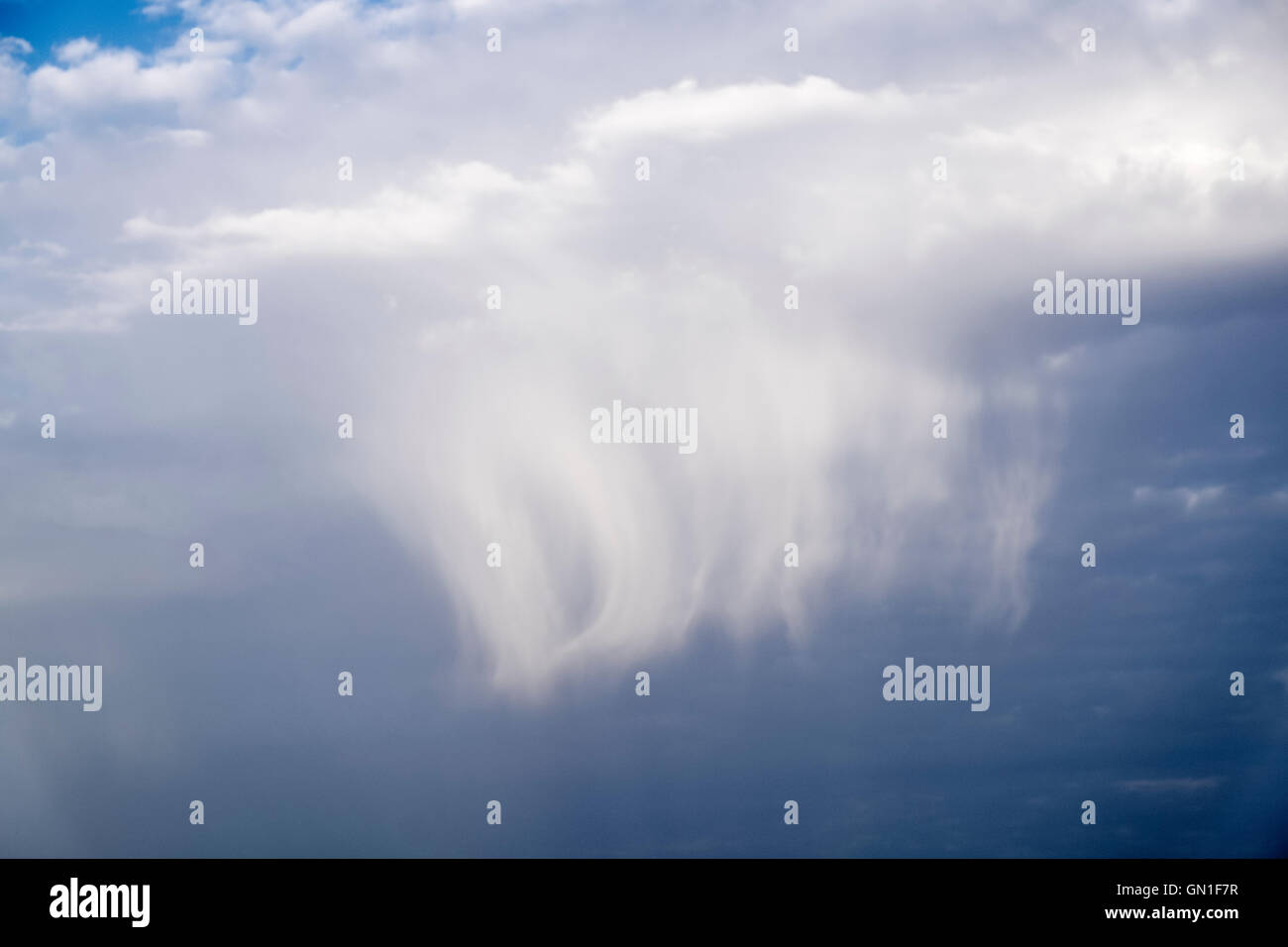 Cloud falling from the sky Stock Photo Alamy