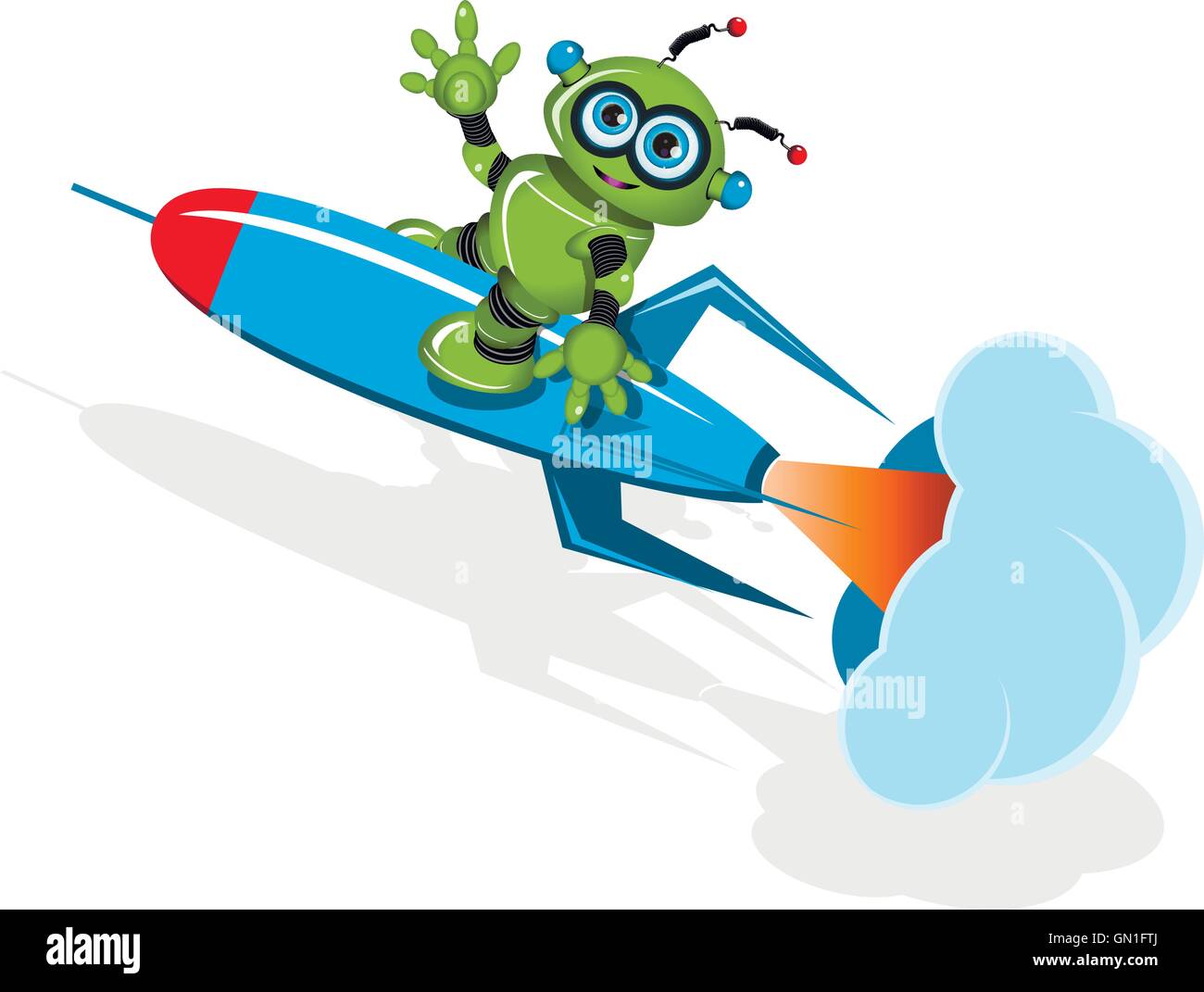 Plastic rocket Stock Vector Images Alamy