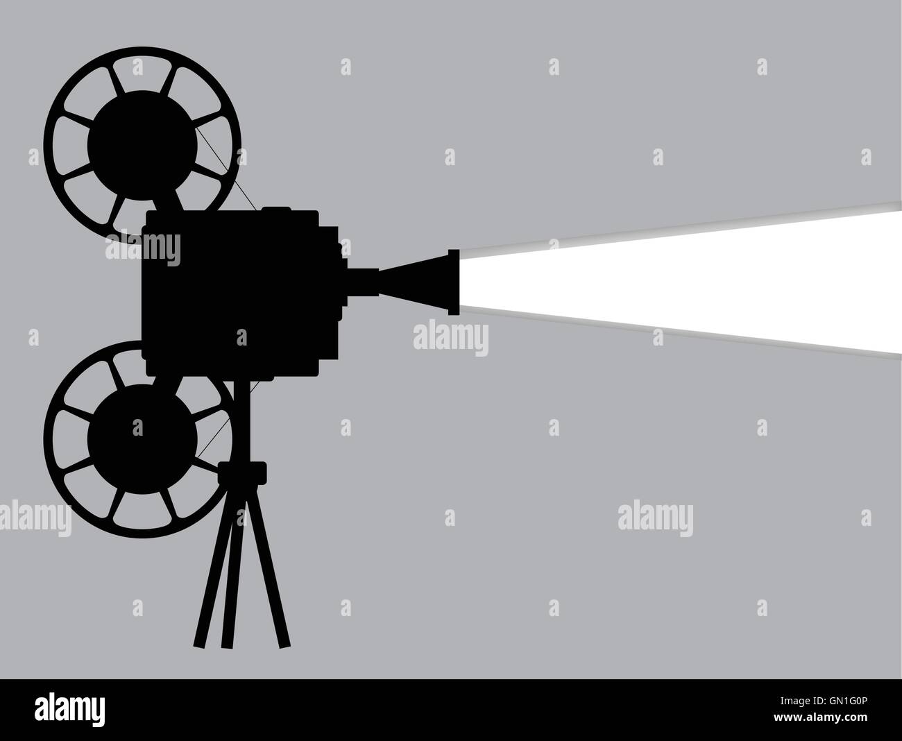 Movie Cine Projector Stock Vector
