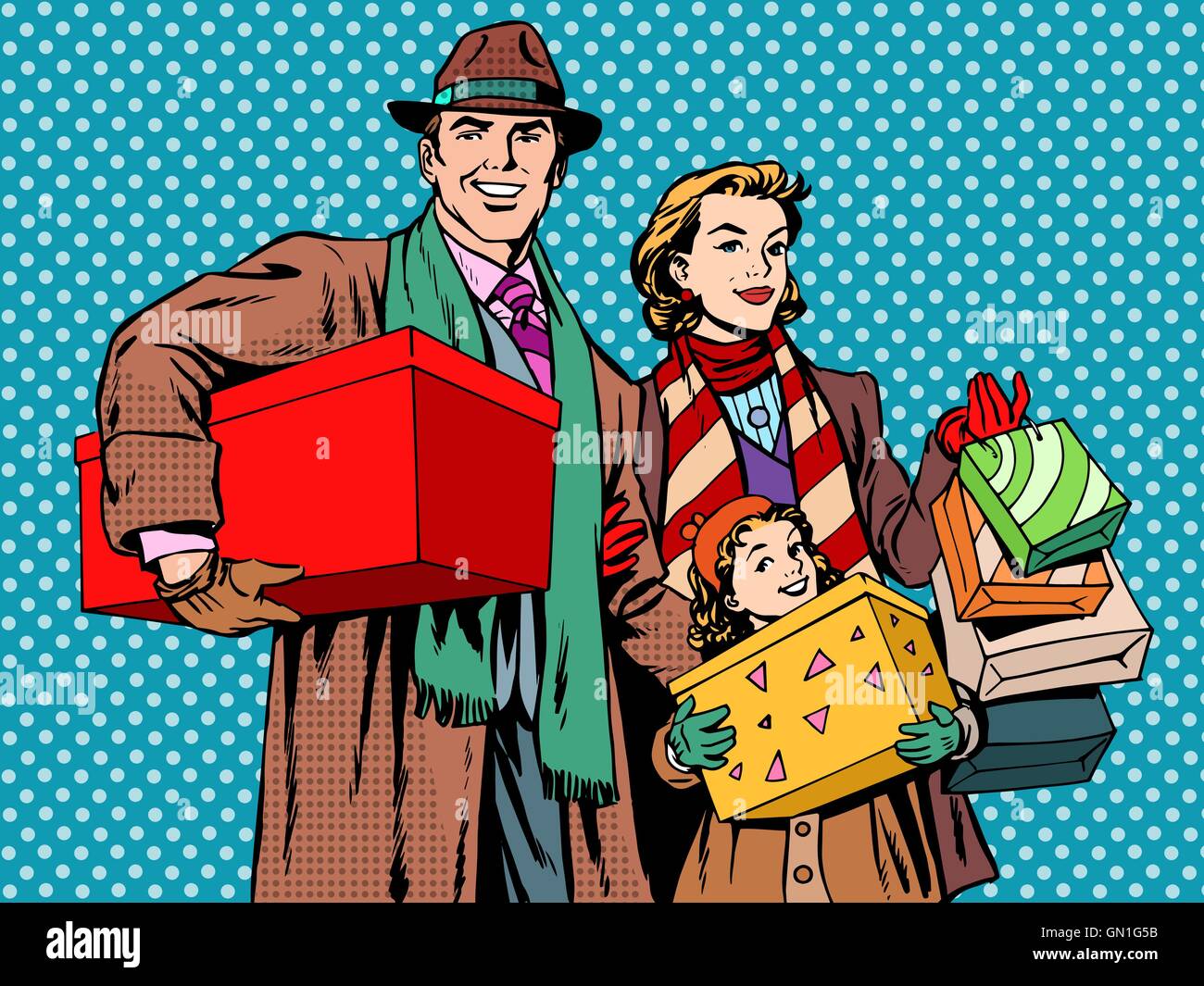 Concept love family relationship happy Stock Vector Images - Alamy