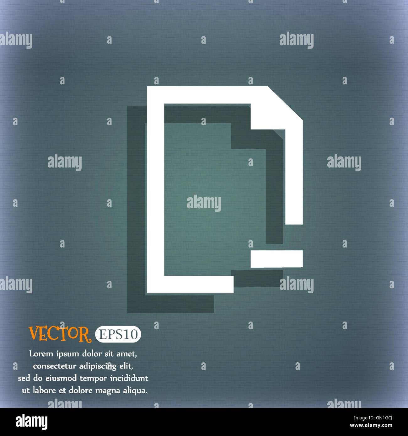 Remove Folder icon. On the blue-green abstract background with shadow ...