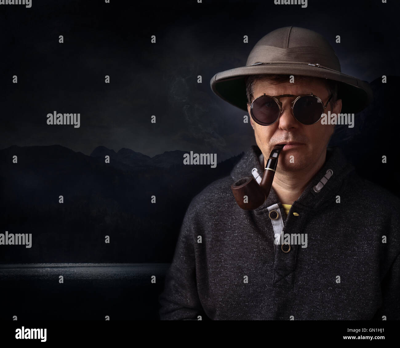 Pith Helmet Black Man High Resolution Stock Photography and Images - Alamy