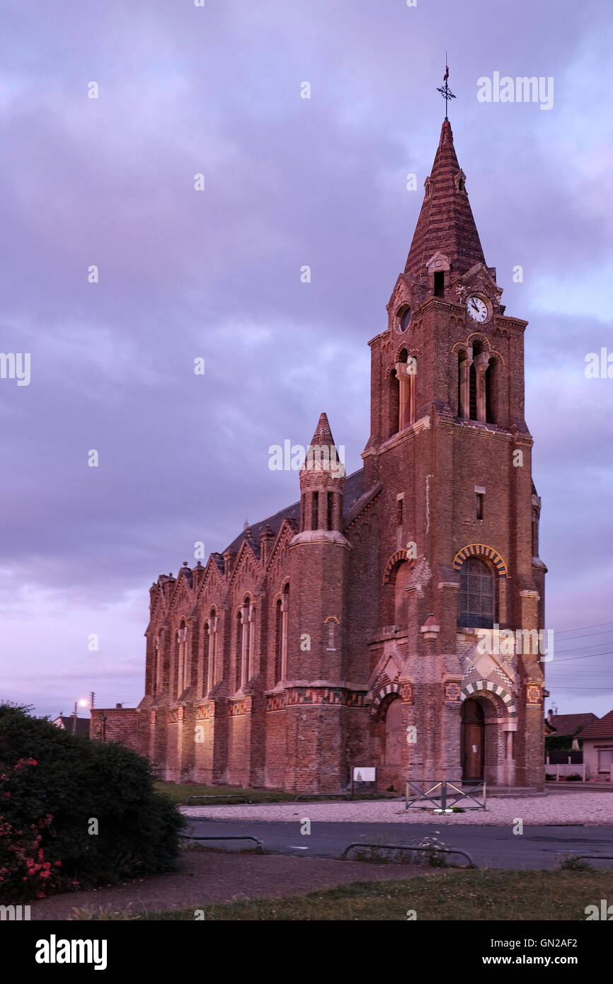 Chapelle Notre Dame de Bonsecours, Dieppe, France. This church is