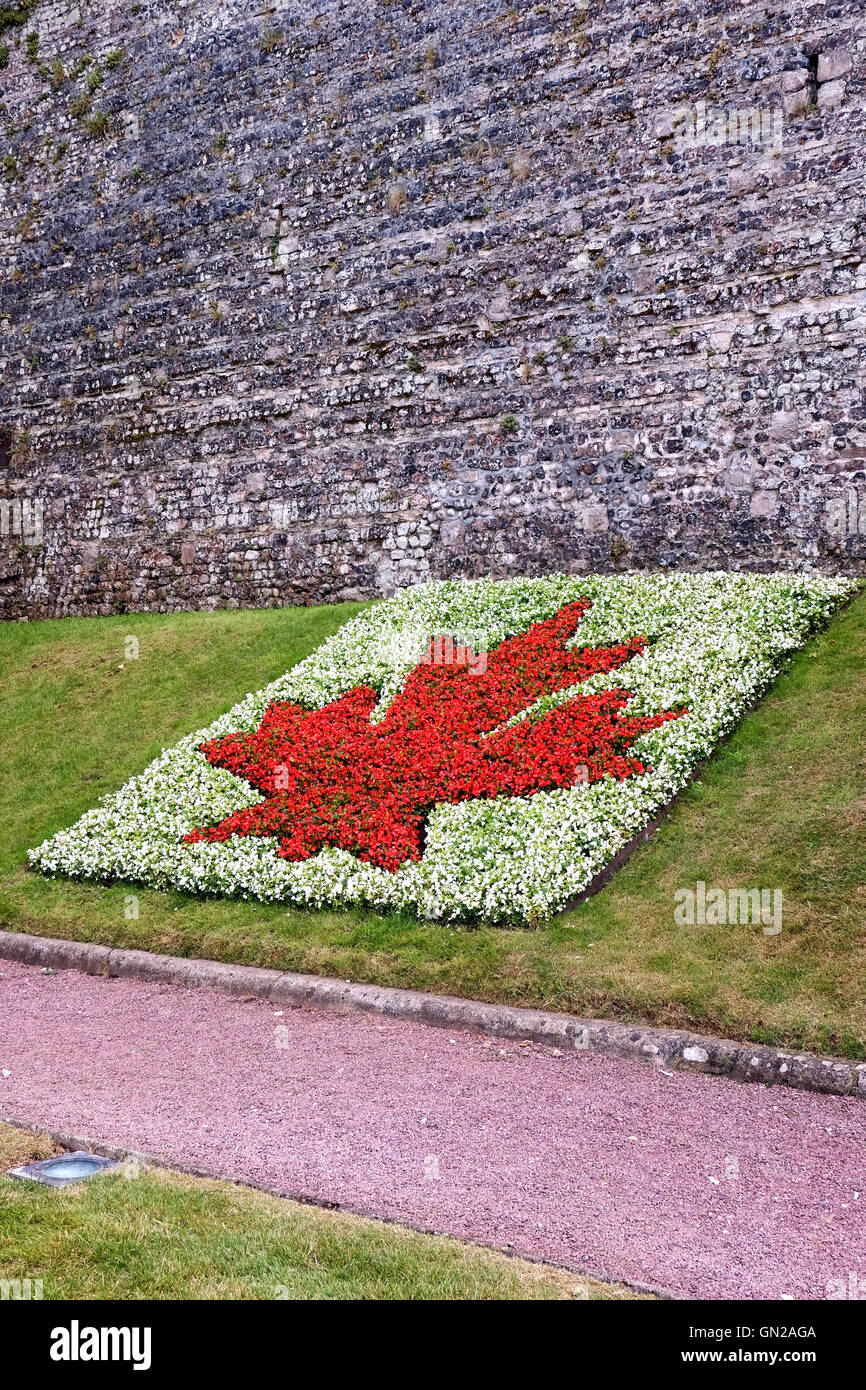 The Canadian memorial in Dieppe France, honoring the soldiers that fell in 1942, Stock Photo