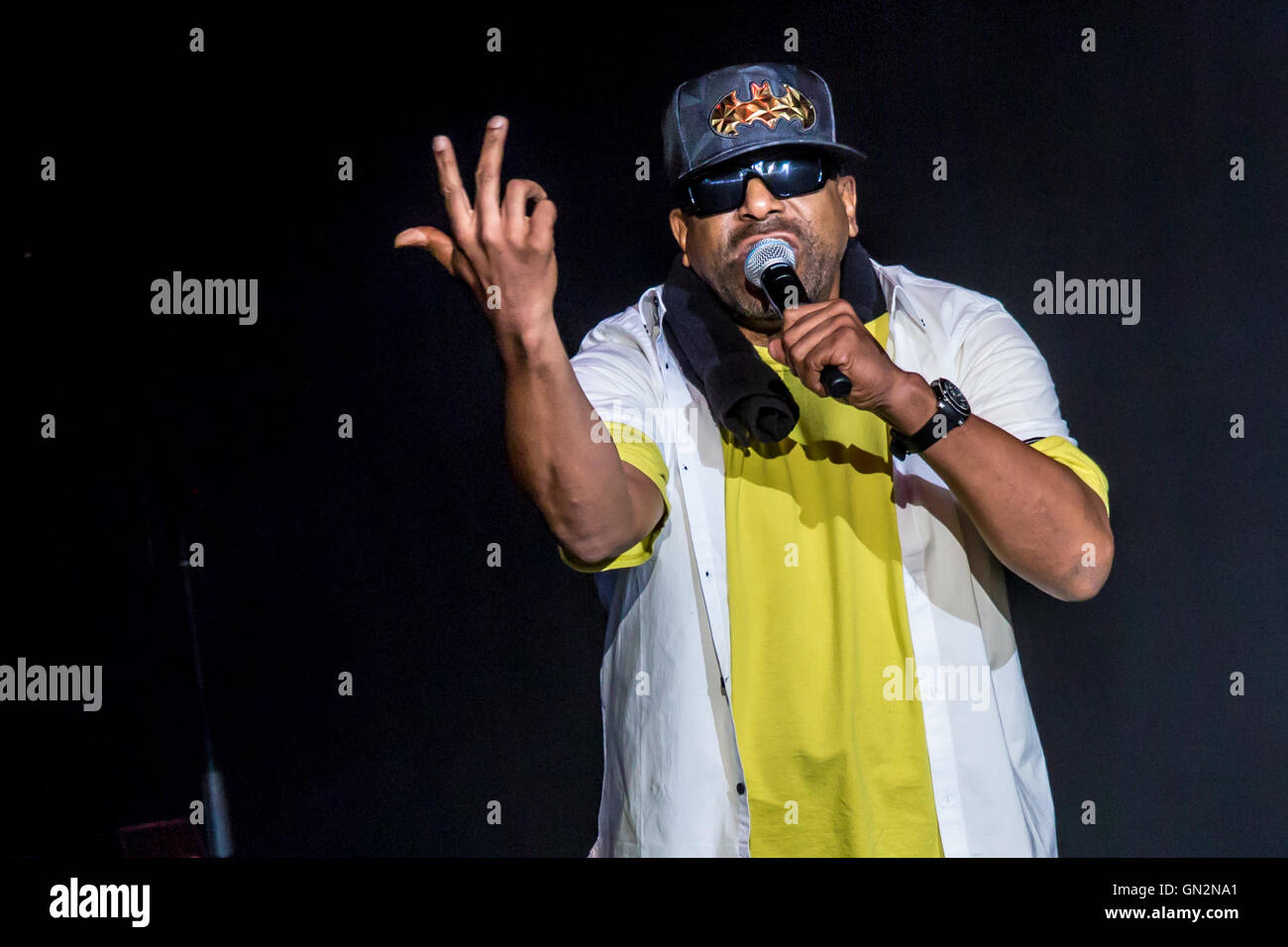Clarkston, Michigan, USA. 19th Aug, 2016. TONE LOC performing on the ''I Love The 90's Tour'' at DTE Energy Music Theatre in Clarkston, MI on August 19th 2016 © Marc Nader/ZUMA Wire/Alamy Live News Stock Photo