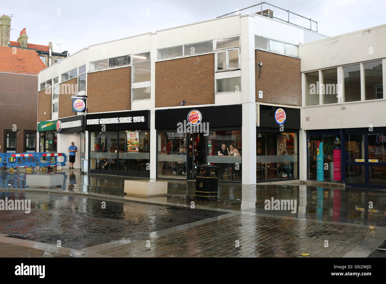 Market STreet, Morecambe, Lancashire 28th August 2016, Burglars have