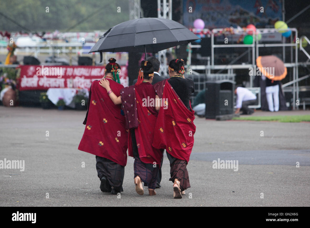 London, UK. 28th August, 2016. Kempton Park held the annual; Nepali