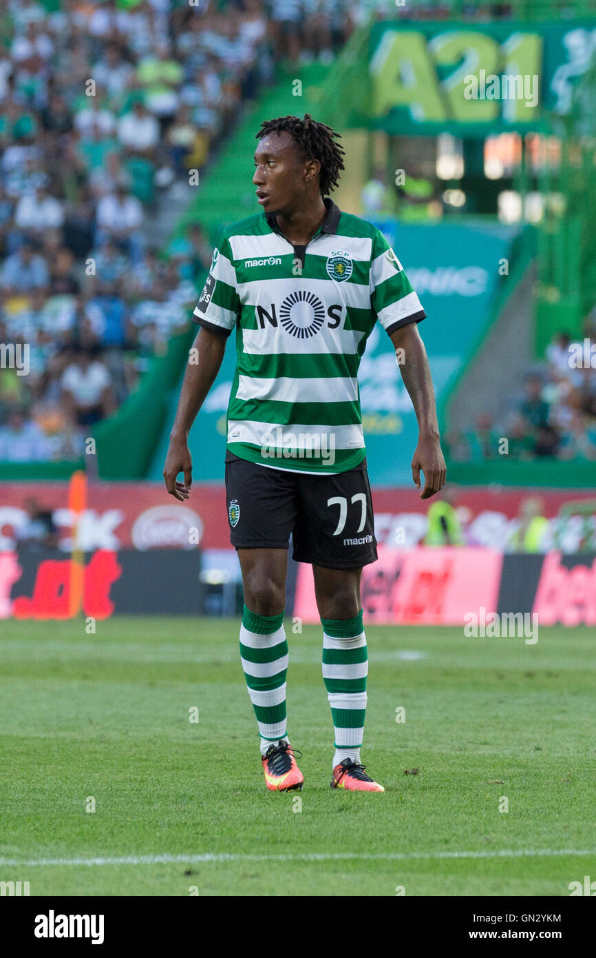 Maillot Sporting CP 2016 Domicile Gelson Martins N°77 Macron – Taille L – Très Bon état