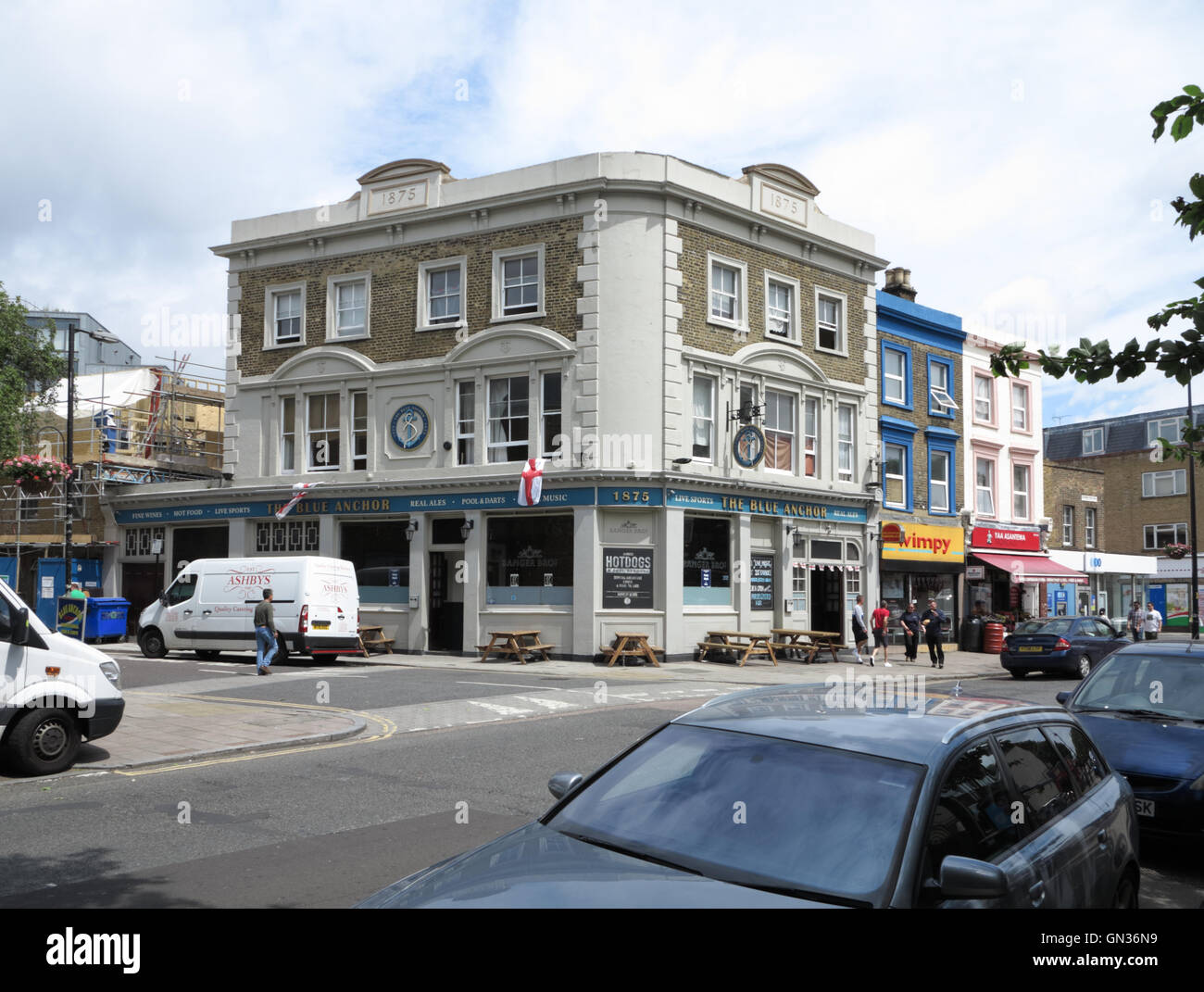 The Blue Anchor, Southwark Park Road, Bermondsey Stock Photo Alamy