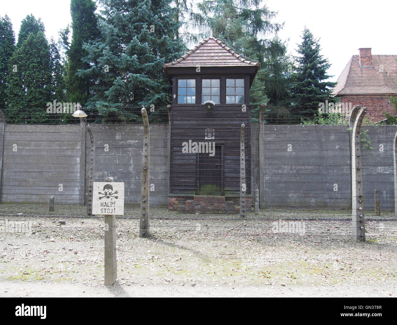Auschwitz Stock Photo