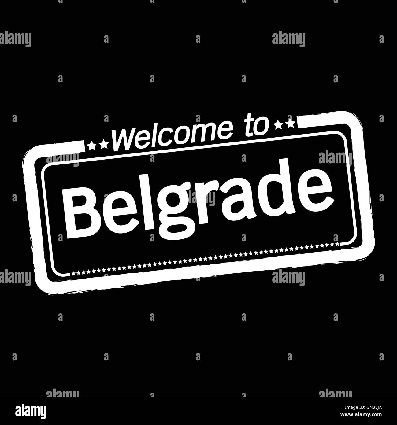 Belgrade vintage Stock Vector Images - Alamy