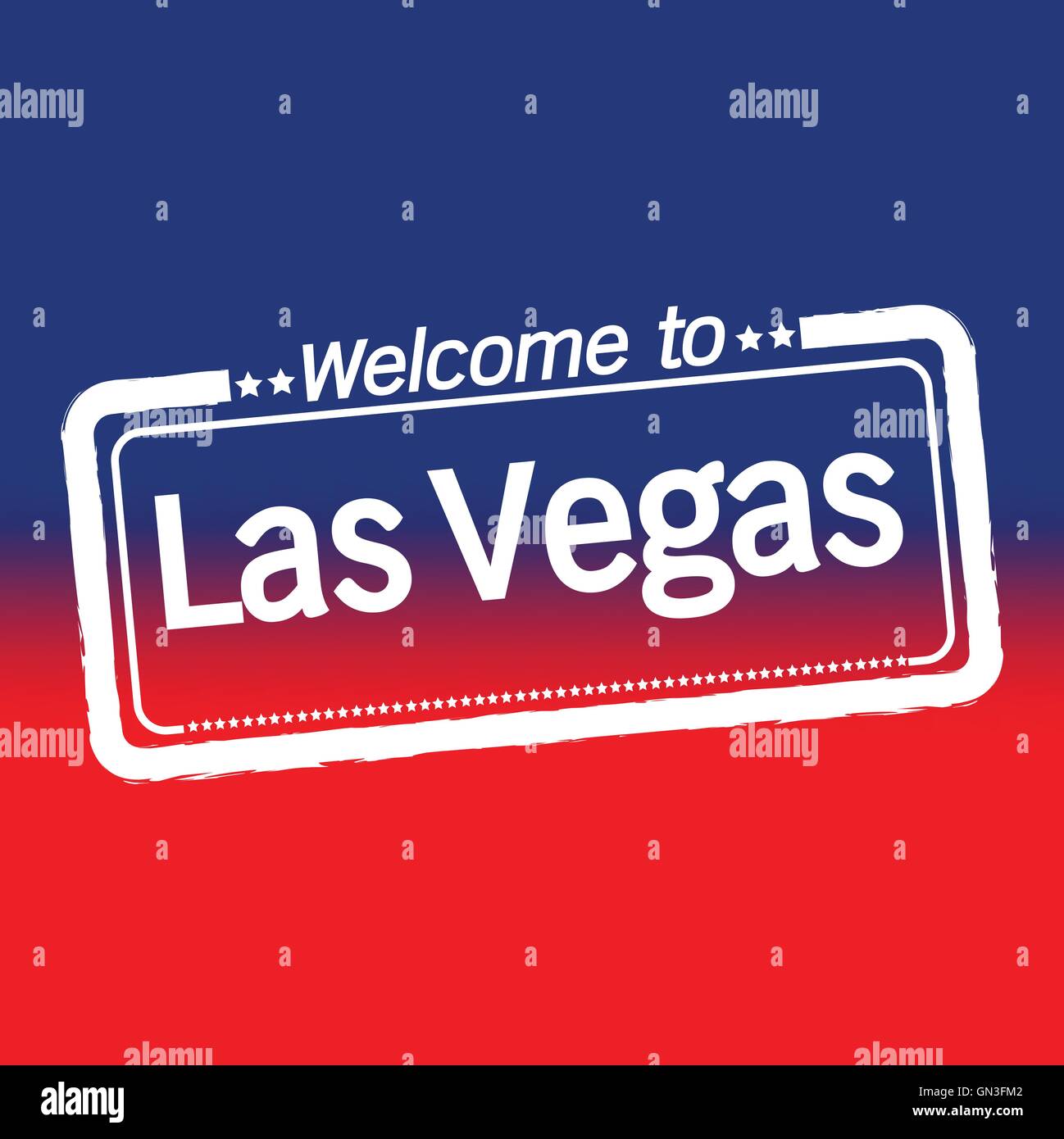 Vector logo for Las Vegas, black decorative badge with outline illustration  of american city scape on dusk sky background, art design tourist fridge m  Stock Vector Image & Art - Alamy
