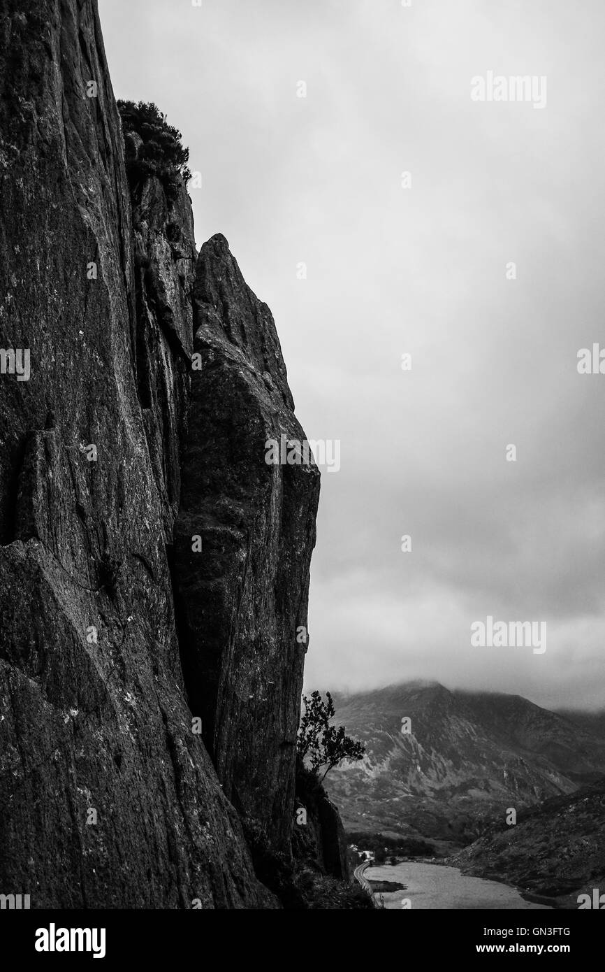 Tryfan North Face Stock Photo