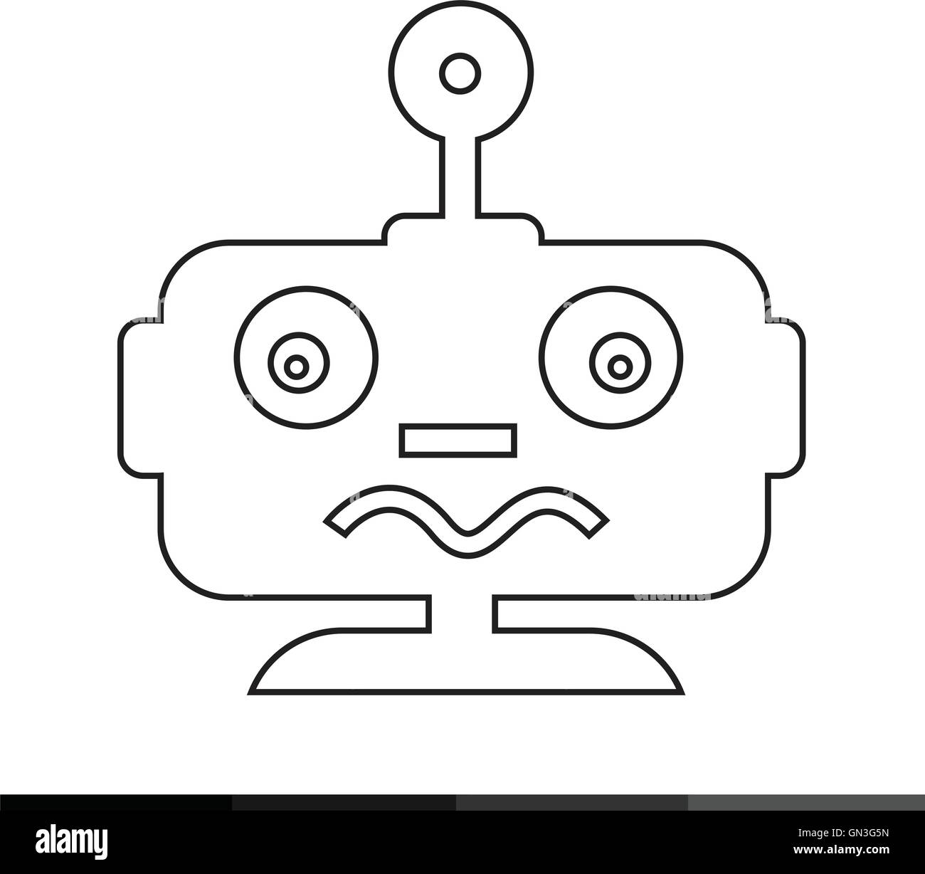 Robot emotion icon illustration design Stock Vector Image &amp; Art - Alamy
