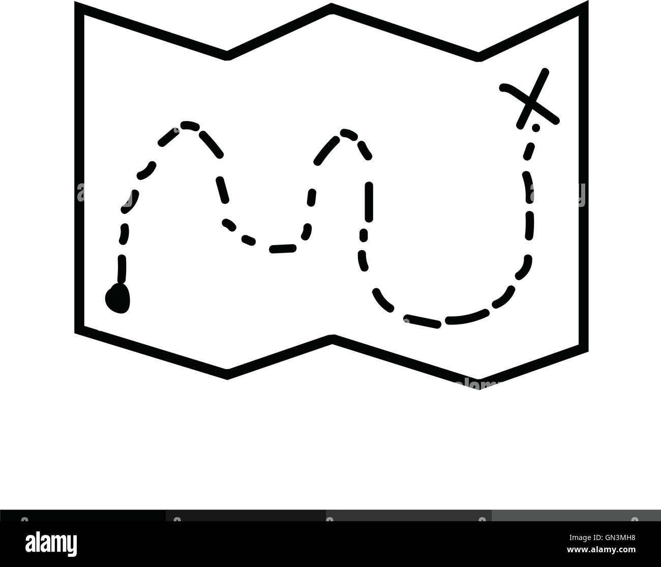 Map icon illustration design Stock Vector Image & Art - Alamy