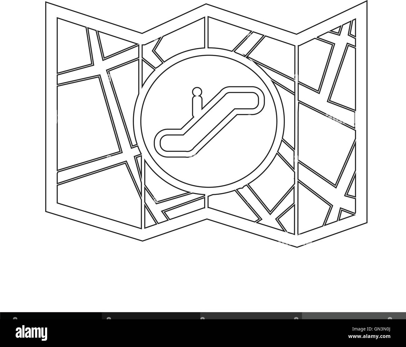 Map icon illustration design Stock Vector Image & Art - Alamy