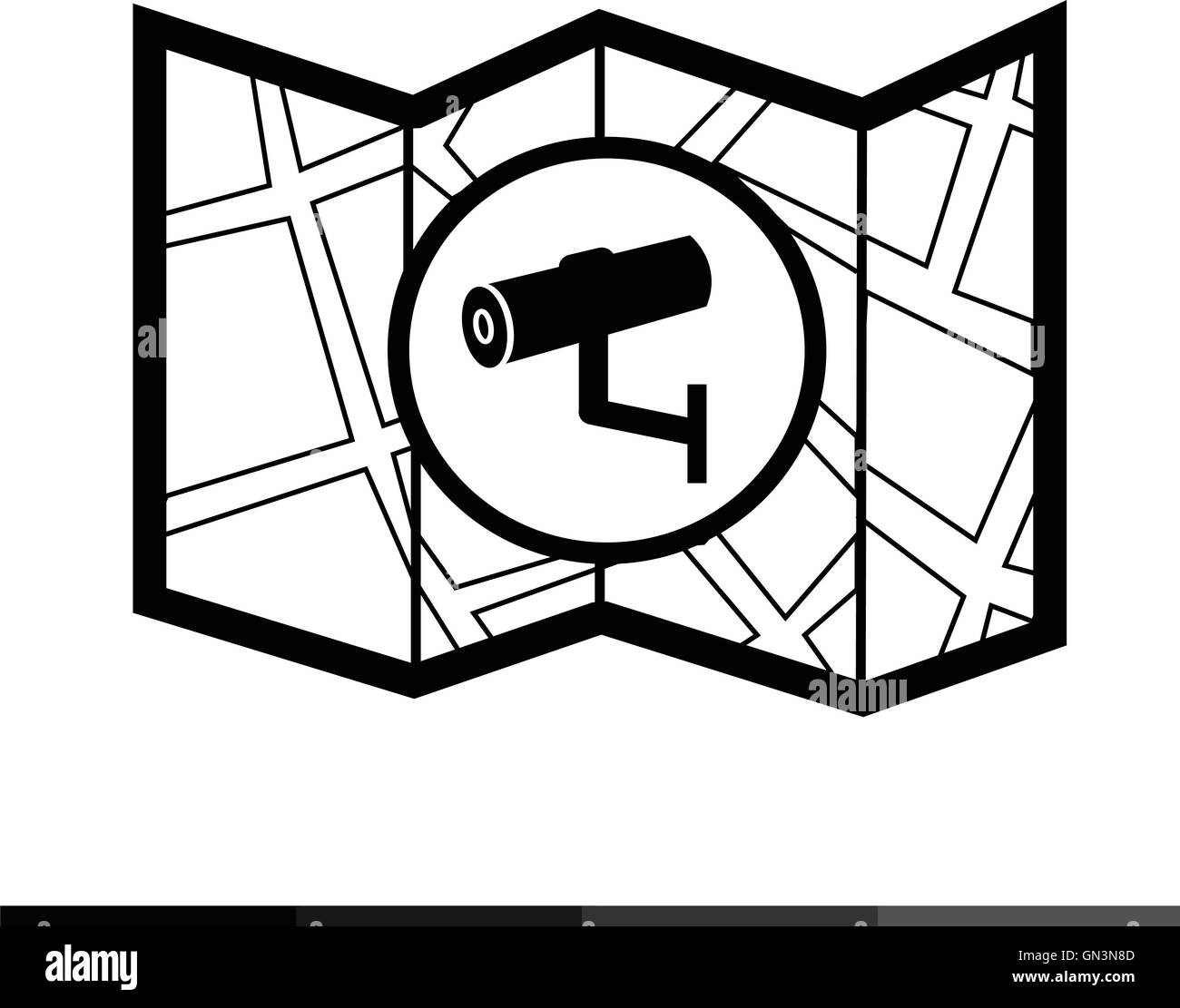 Map icon illustration design Stock Vector Image & Art - Alamy