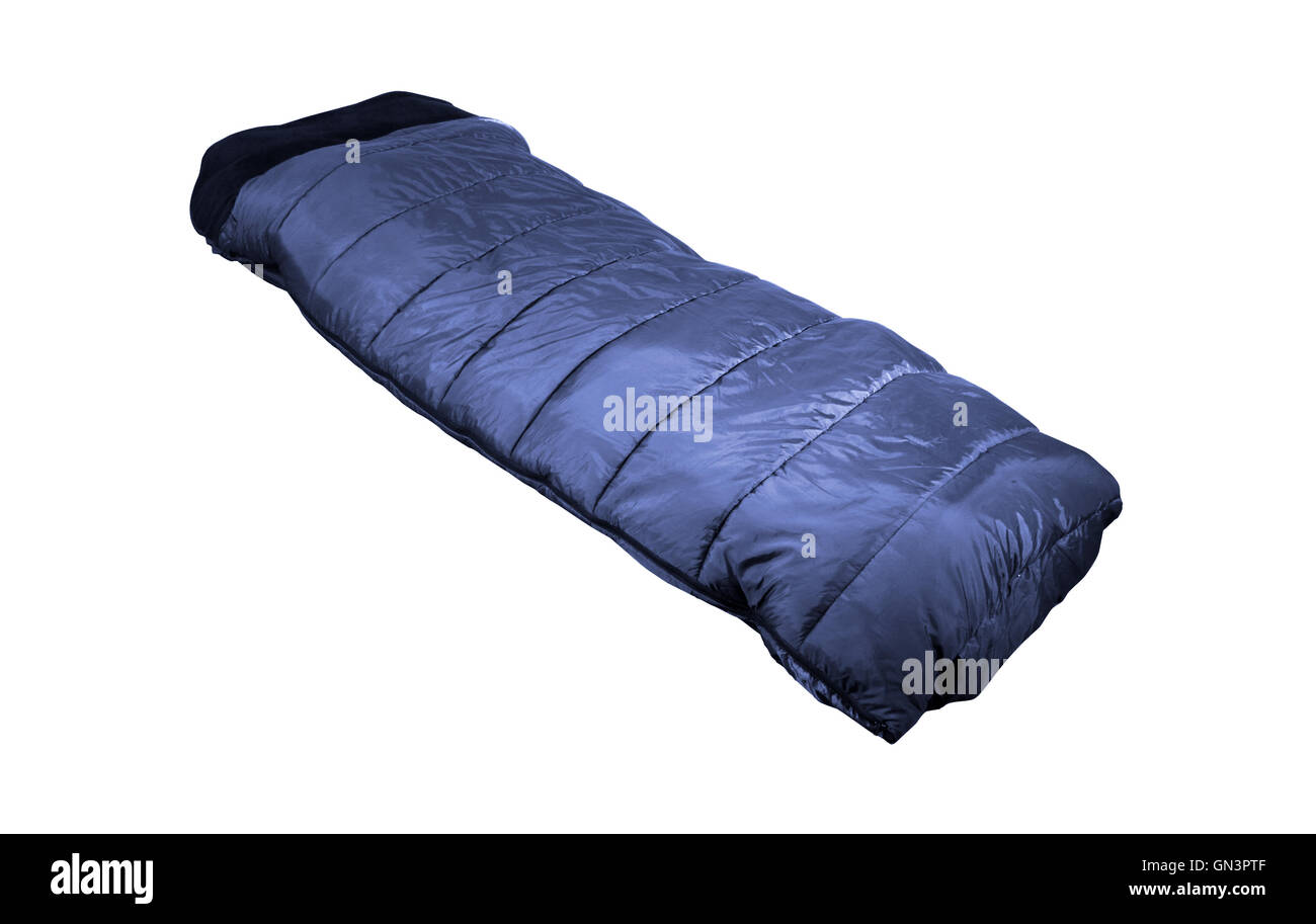 Sleeping bag used to keep warm on camping trips Stock Photo Alamy