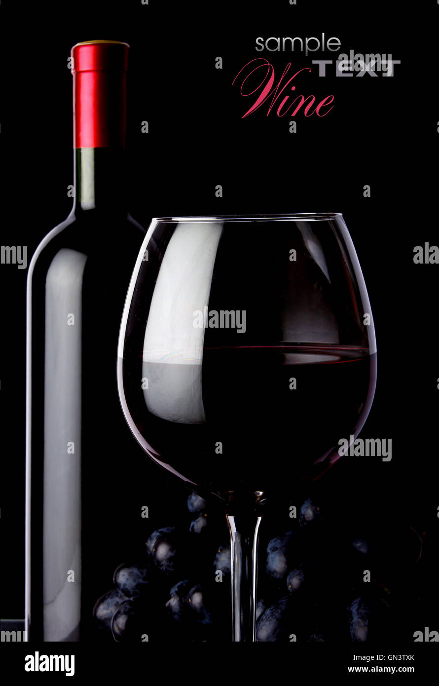 Grape red wine Stock Photo - Alamy