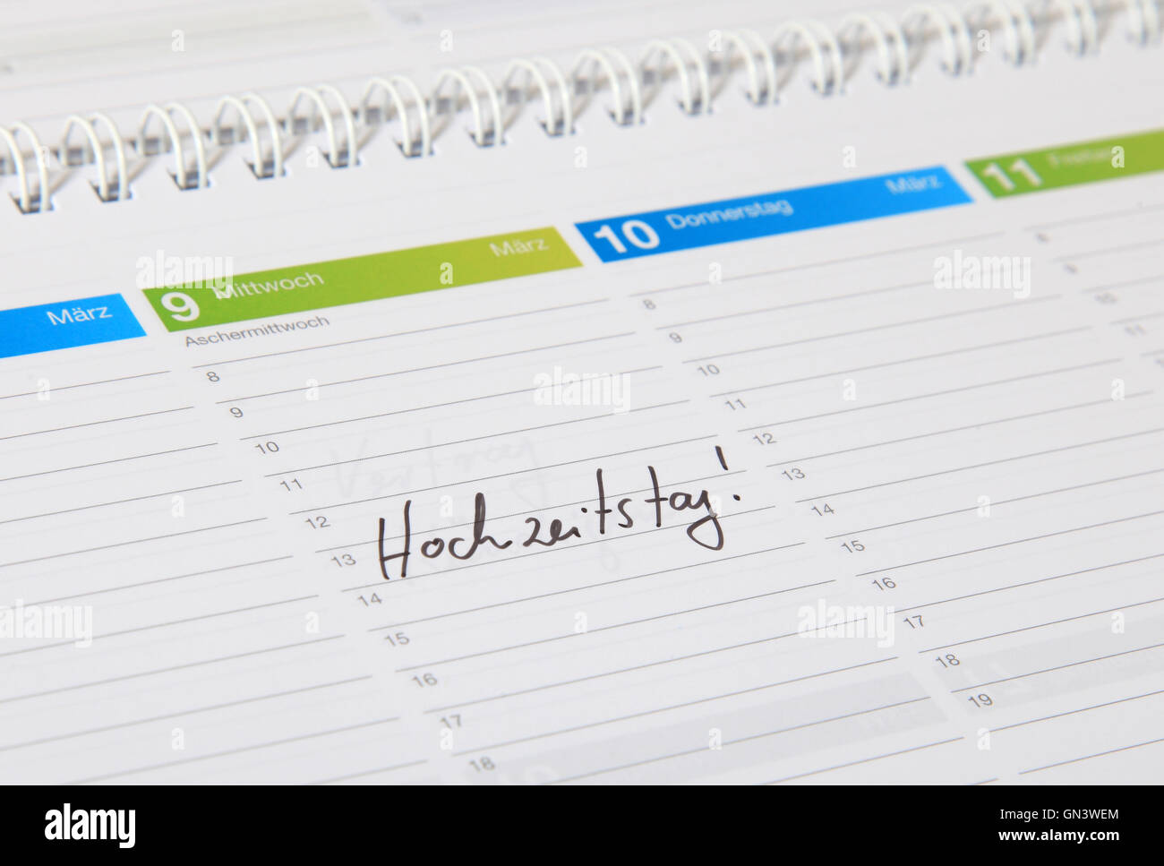 A Standard Schedule Stock Photo Alamy