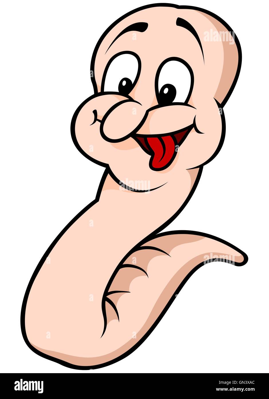 Happy earthworm hi-res stock photography and images - Alamy