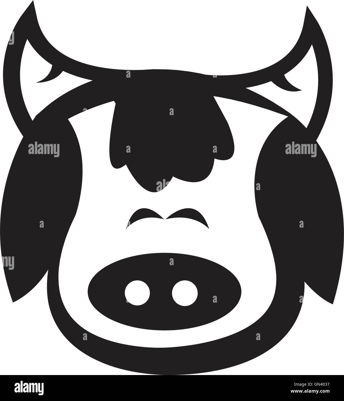 Black And White Cow Dairy Stock Vector Images - Page 2 - Alamy