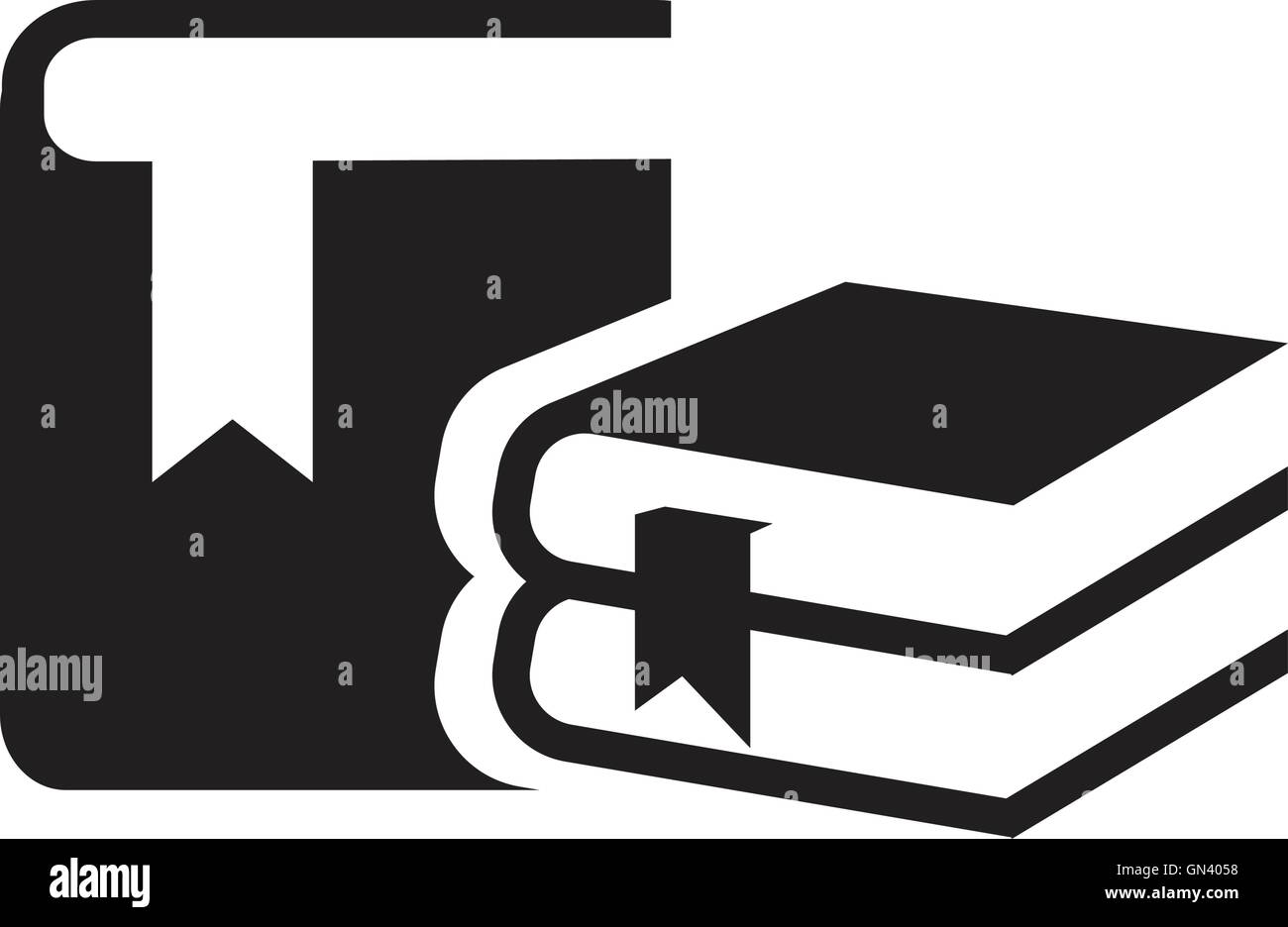 Book Icon Black And White Hi res Stock Photography And Images Alamy