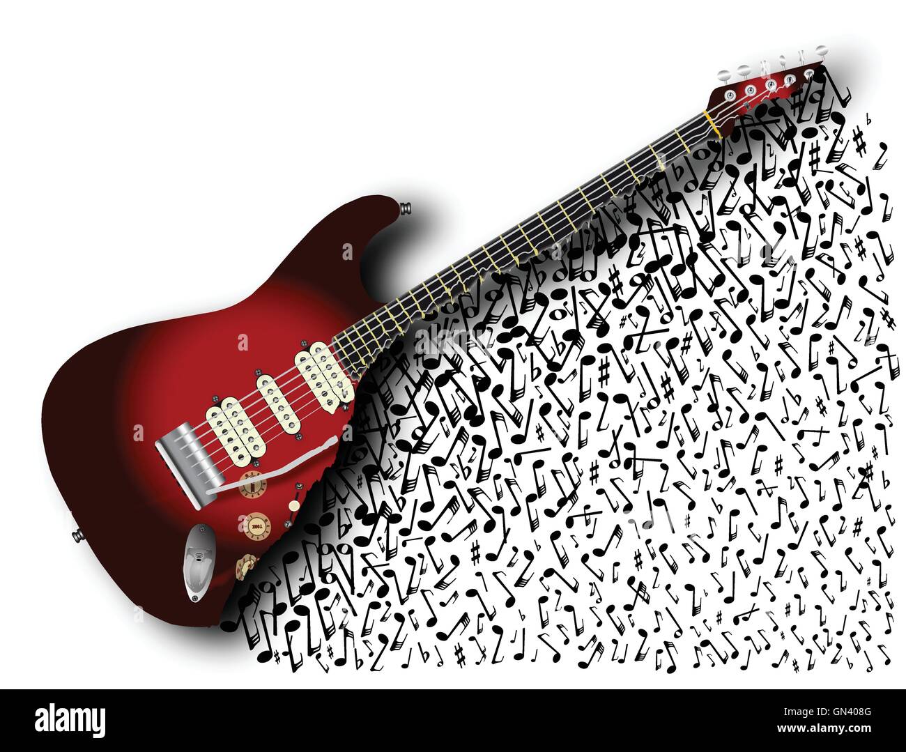Sunburst fender stratocaster hi-res stock photography and