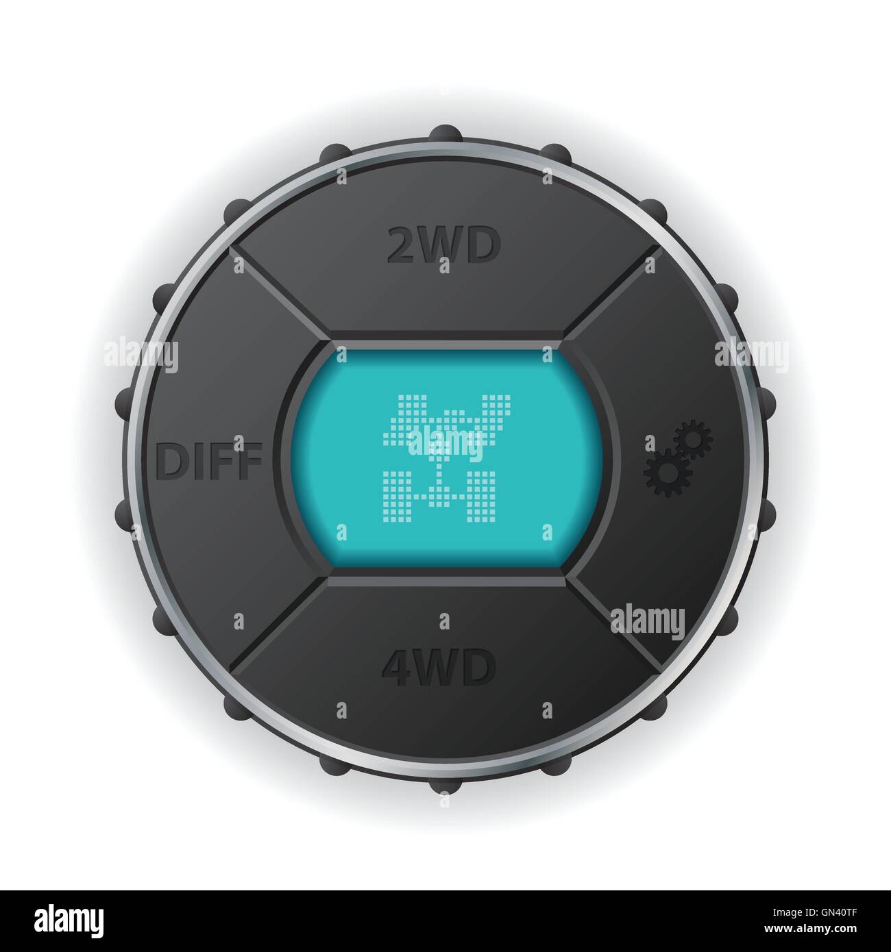 Digital differential control panel Stock Vector Image & Art - Alamy