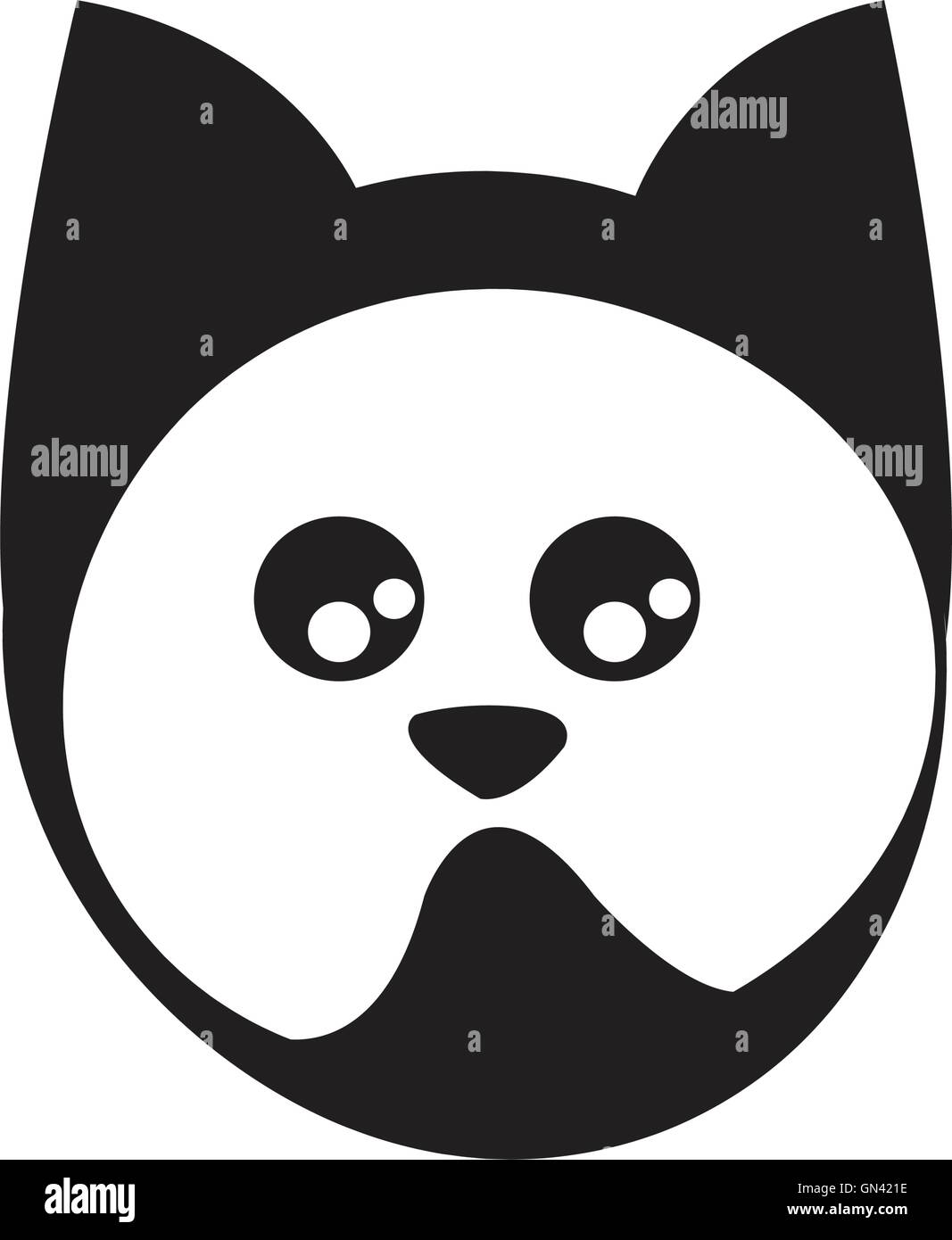 dog icon vector Stock Vector Image & Art - Alamy