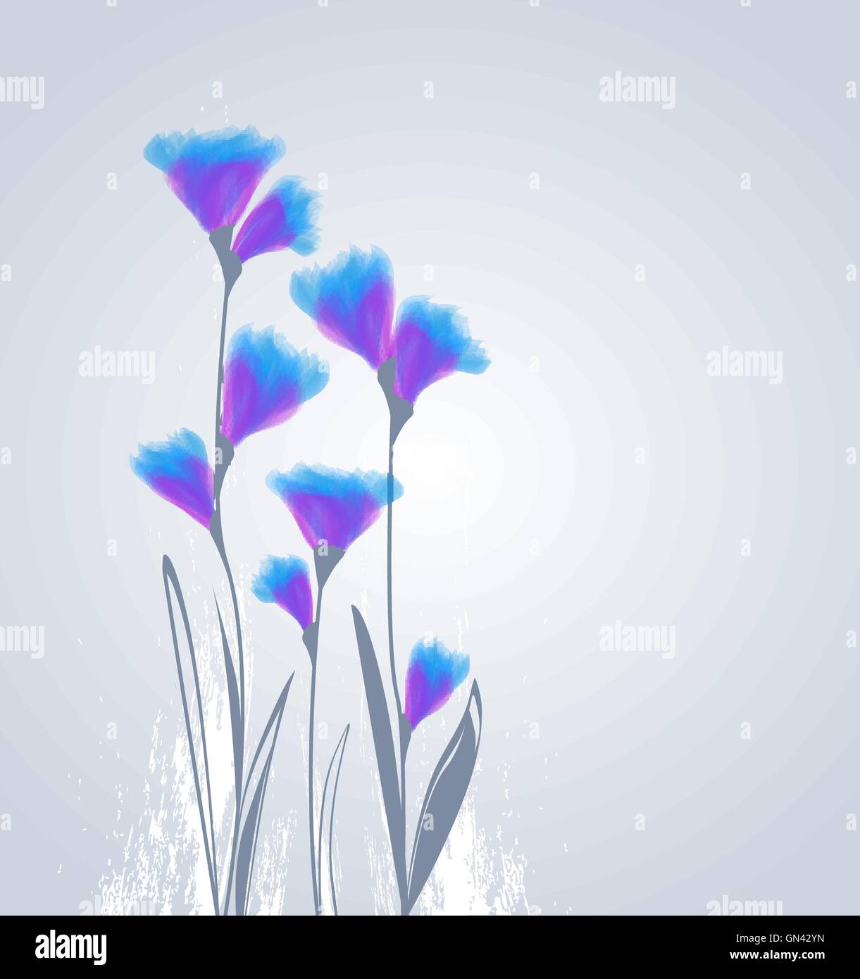 Vector illustration flowers Stock Vector Image & Art - Alamy
