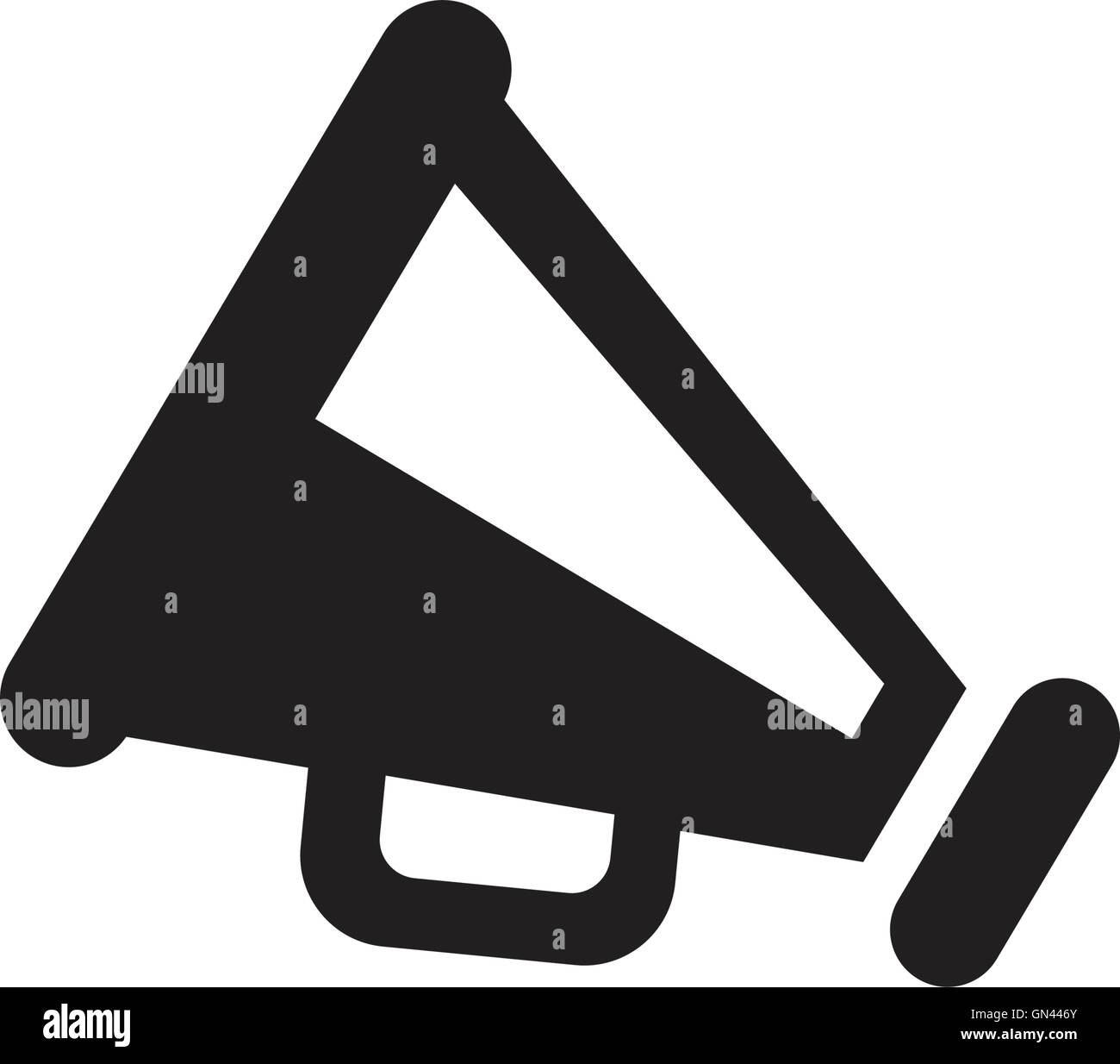 Megaphone silhouette clipart hires stock photography and images Alamy