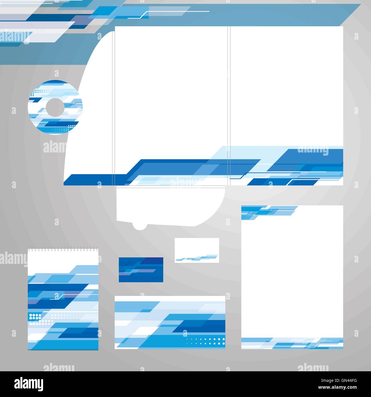 Corporate Identity Template Vector Stock Vector Image & Art - Alamy