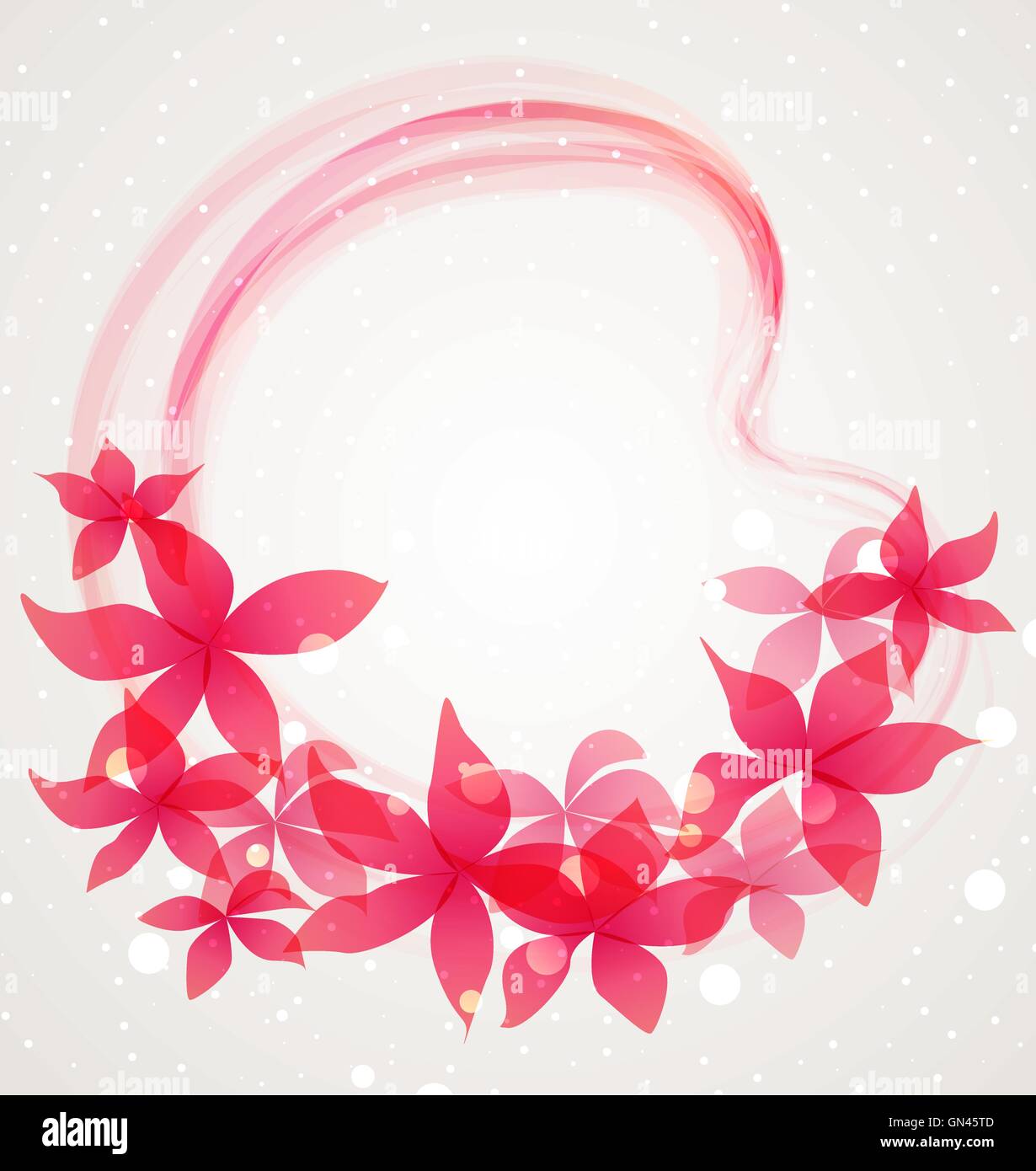 Vector Abstract flowers Stock Vector Image & Art - Alamy