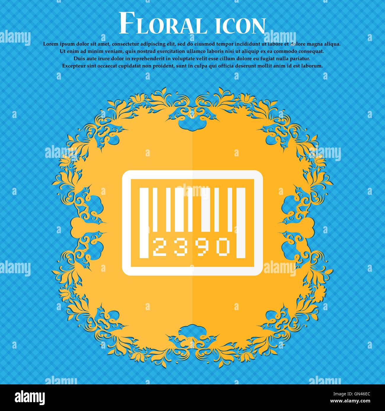 Barcode on blue background hi-res stock photography and images - Alamy