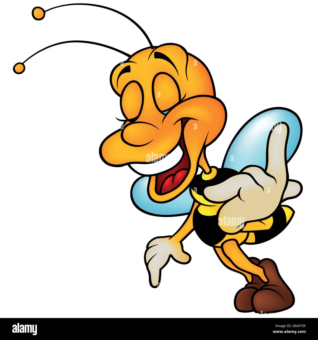 Laughing Wasp Stock Vector Image & Art - Alamy