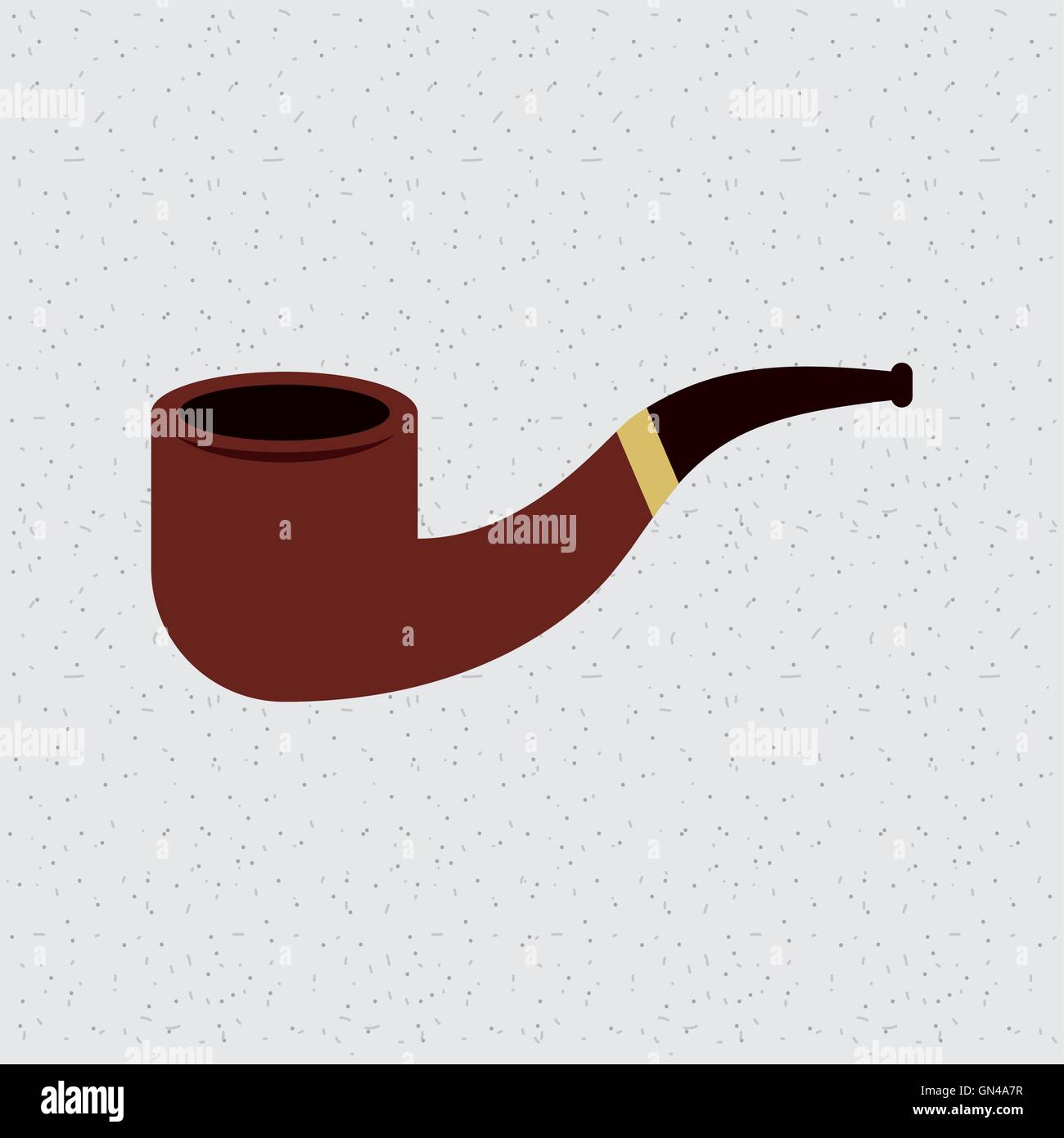 pipe smoke wooden isolated icon Stock Vector Image & Art - Alamy