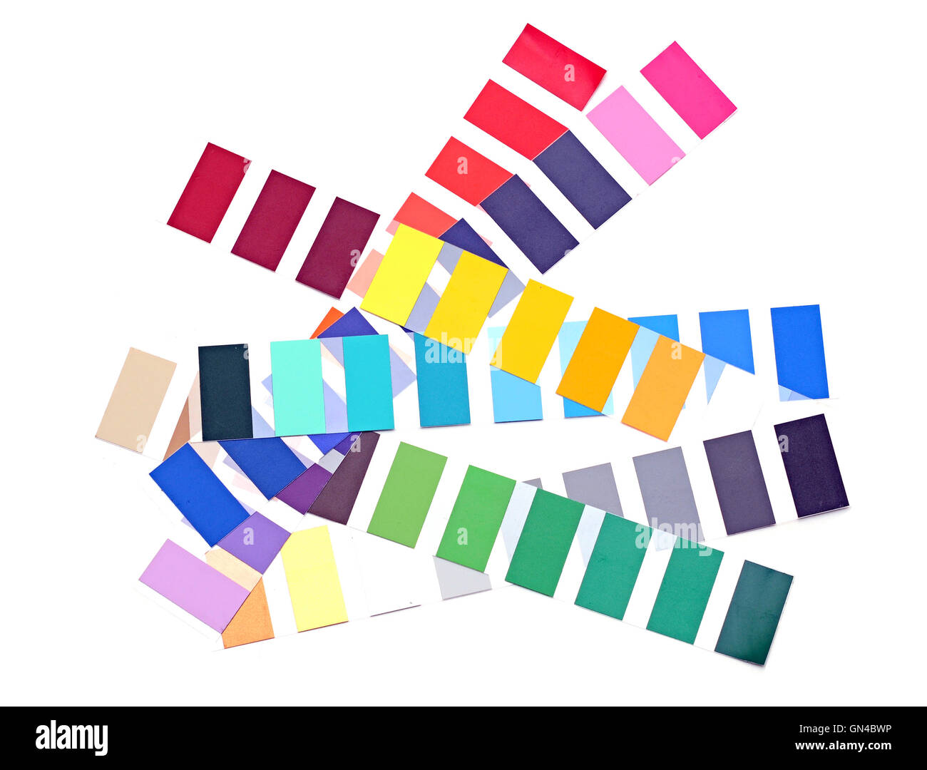Color charts hi-res stock photography and images - Alamy