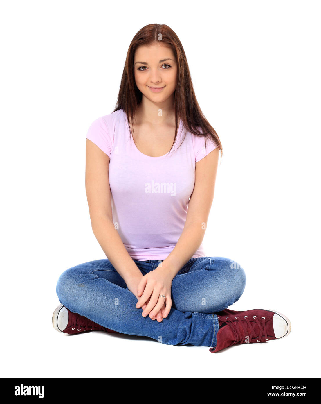 Young indian teenage girl Cut Out Stock Images & Pictures - Alamy