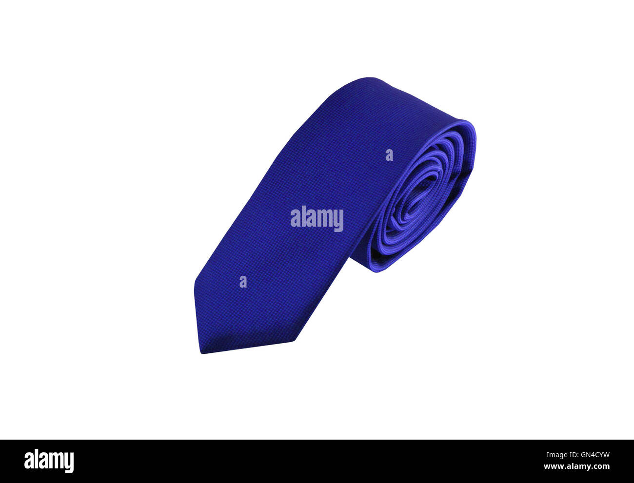 blue tie isolated on white background Stock Photo - Alamy