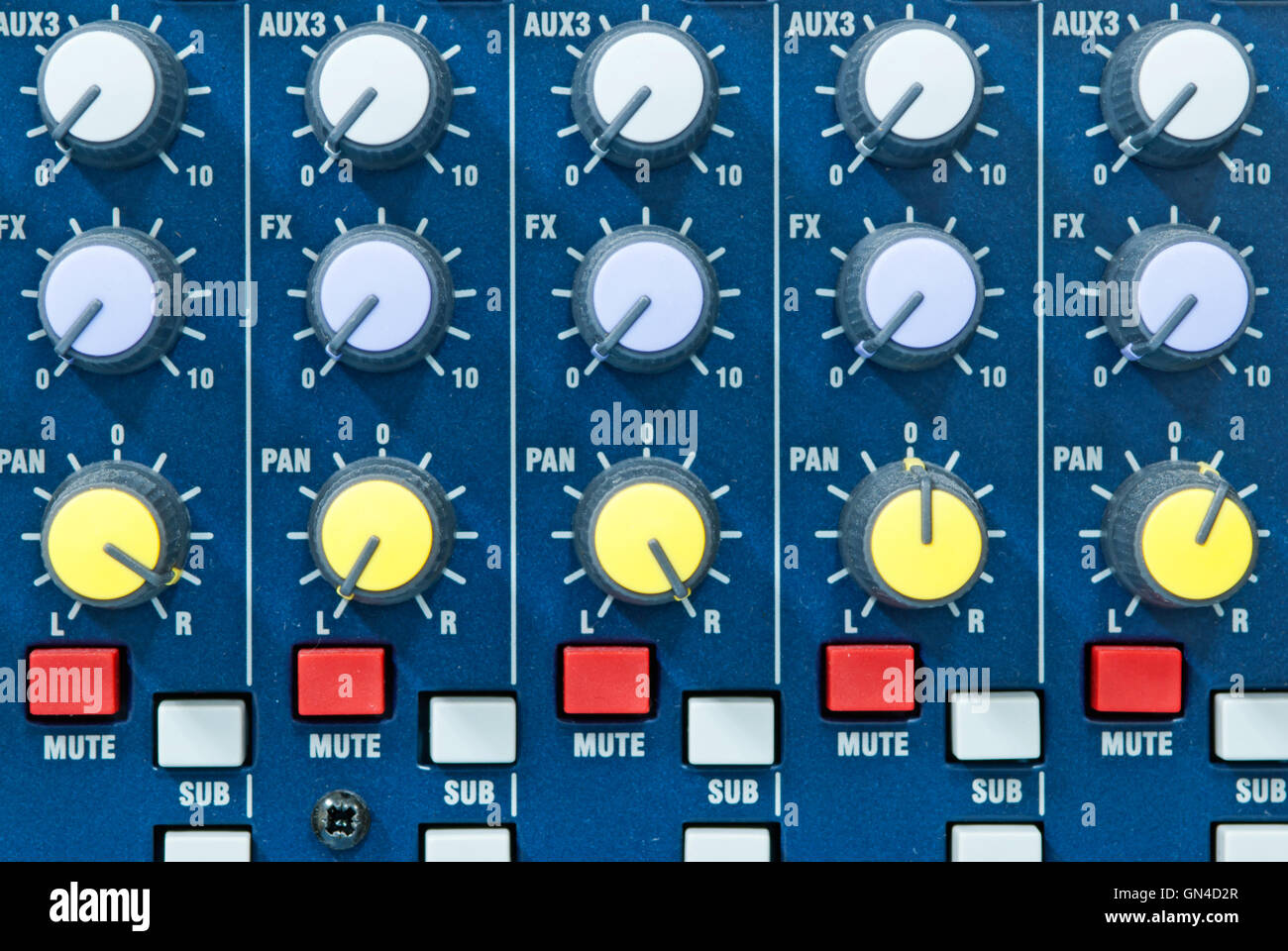 Music control panel Stock Photo Alamy