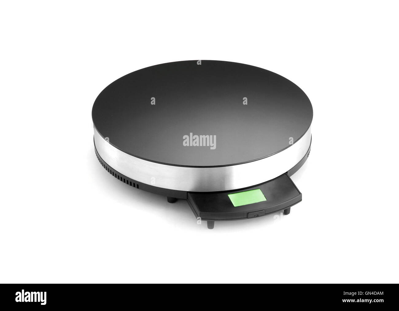 Electronic scales isolated on a white background Stock Photo - Alamy