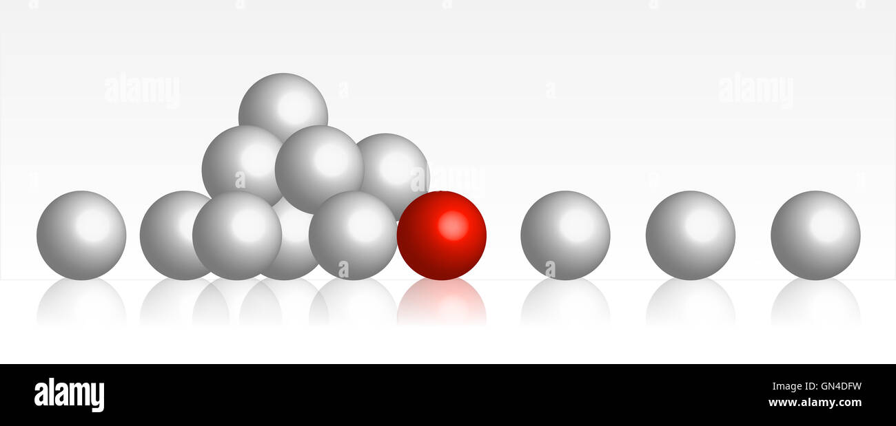 Difference Stock Photo