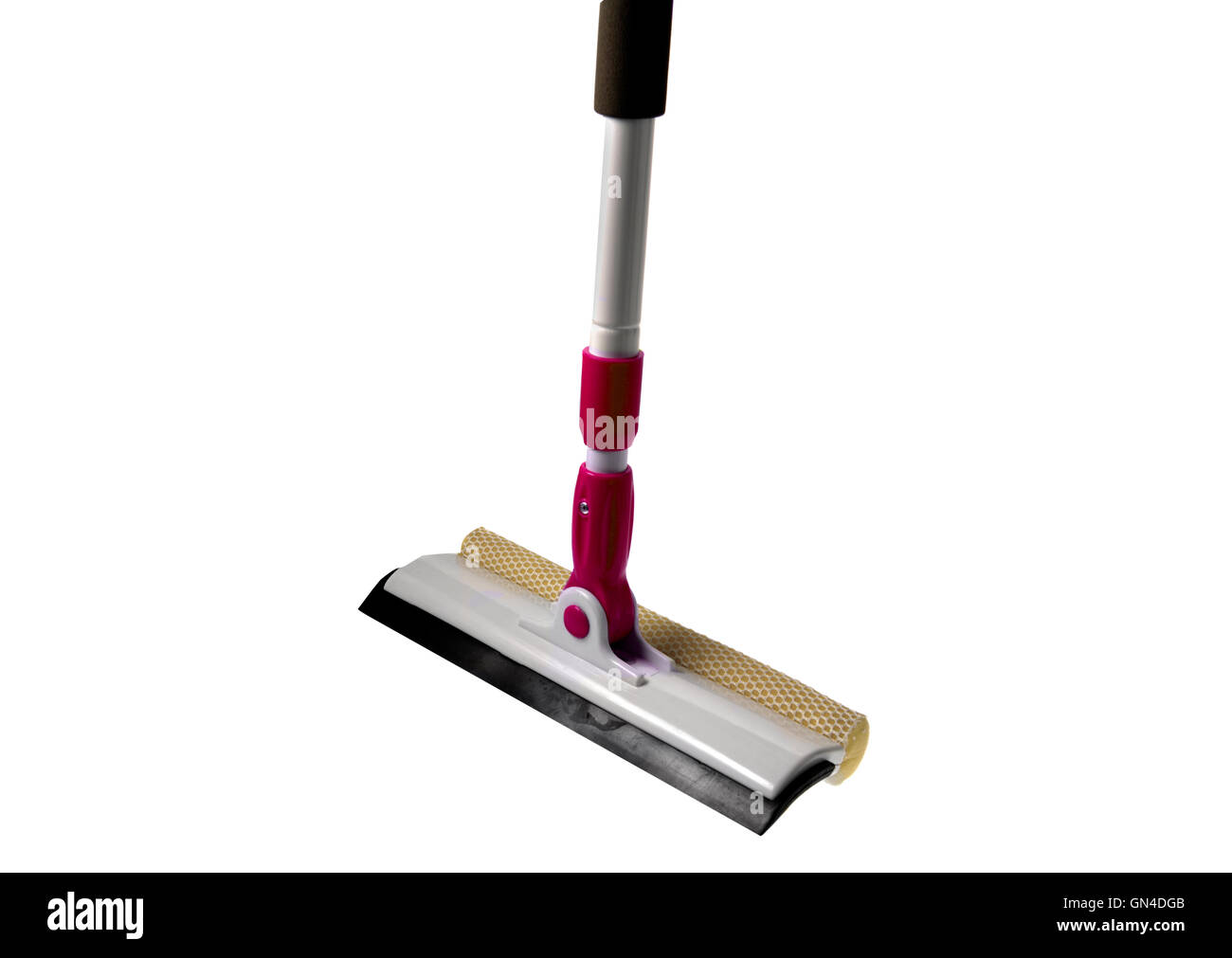 Window Squeegee Background a window squeegee isolated on a white background Stock Photo - Alamy